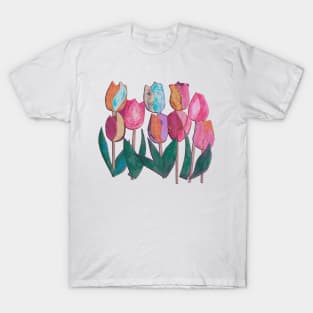 Colorful tulips T-Shirt